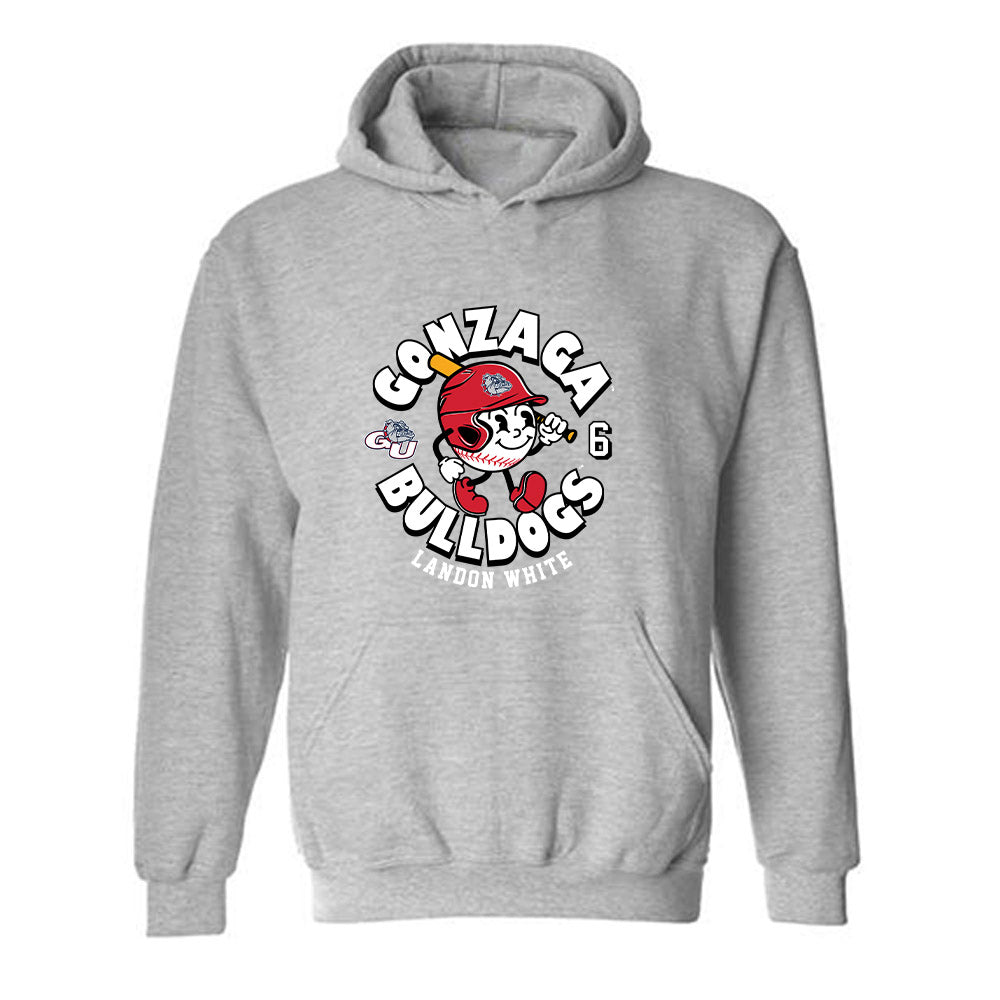 Gonzaga - NCAA Baseball : Landon White - Classic Fashion Shersey Hooded Sweatshirt-0
