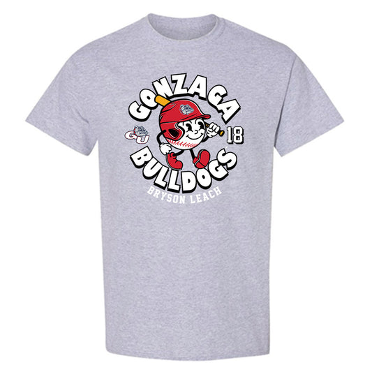 Gonzaga - NCAA Baseball : Bryson Leach - Classic Fashion Shersey T-Shirt-0