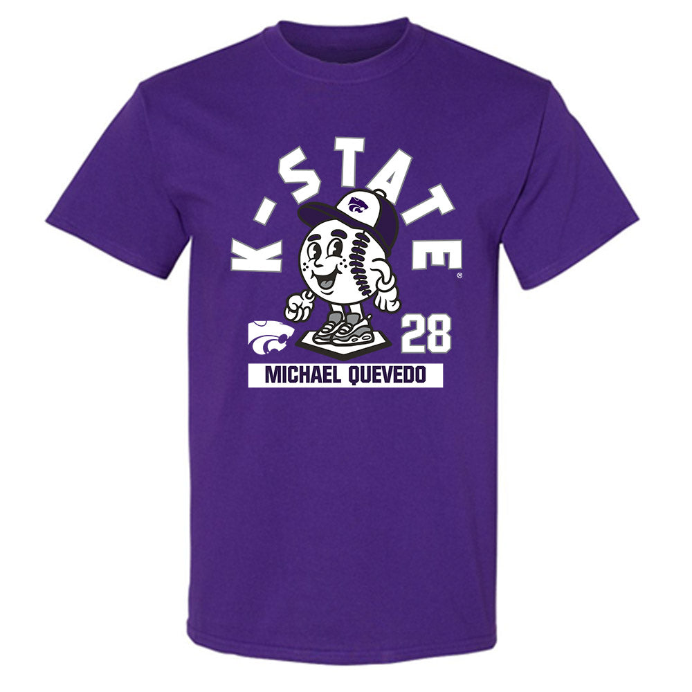 Kansas State - NCAA Baseball : Michael Quevedo - Fashion Shersey T-Shirt-0