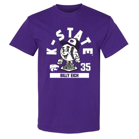 Kansas State - NCAA Baseball : Billy Eich - Fashion Shersey T-Shirt-0