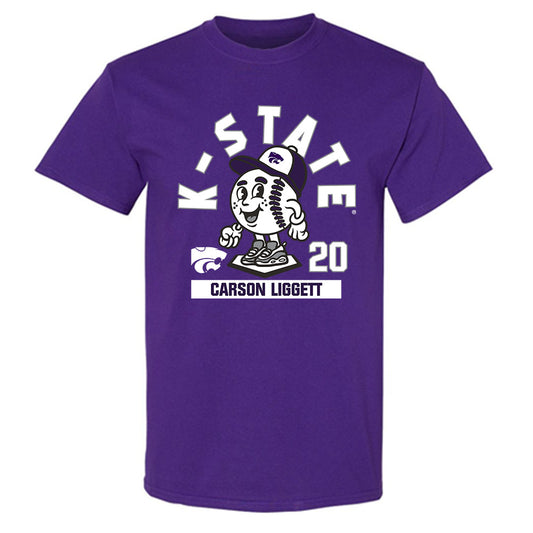 Kansas State - NCAA Baseball : Carson Liggett - Fashion Shersey T-Shirt-0