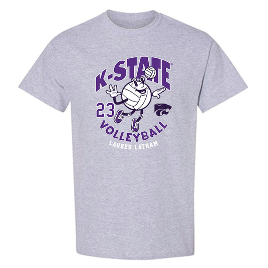 Kansas State - NCAA Women's Volleyball : Lauren Latham - Fashion Shersey T-Shirt-0