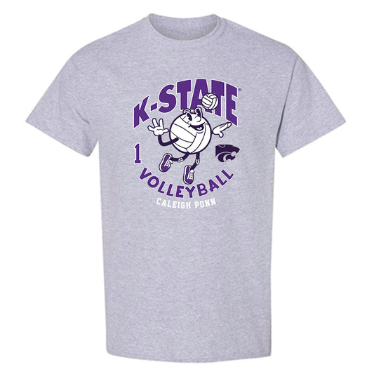 Kansas State - NCAA Women's Volleyball : Caleigh Ponn - Fashion Shersey T-Shirt-0
