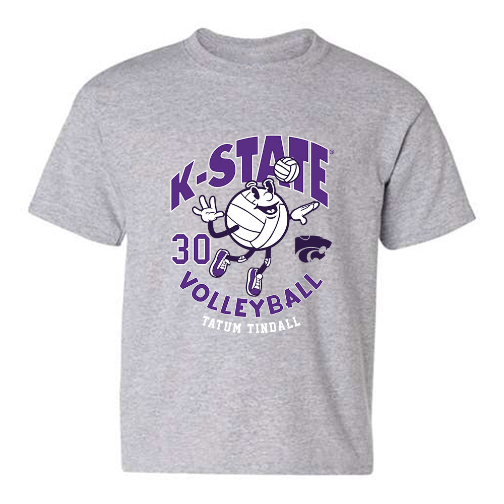 Kansas State - NCAA Women's Volleyball : Tatum Tindall - Fashion Shersey Youth T-Shirt-0