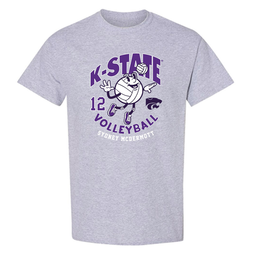 Kansas State - NCAA Women's Volleyball : Sydney McDermott - Fashion Shersey T-Shirt-0