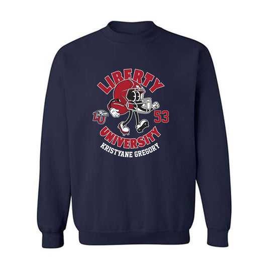 Liberty - NCAA Football : Kristyane Gregory - Crewneck Sweatshirt Fashion Shersey