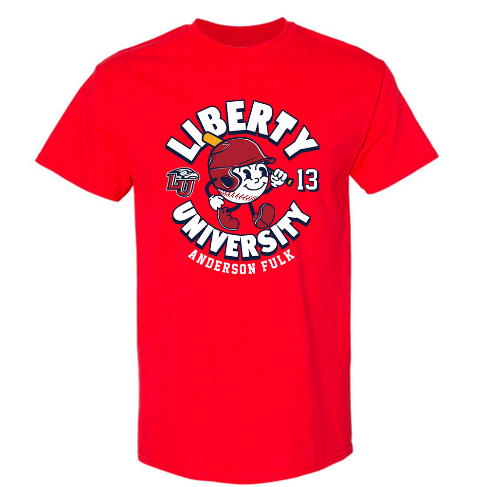 Liberty - NCAA Baseball : Anderson Fulk - Fashion Shersey T-Shirt