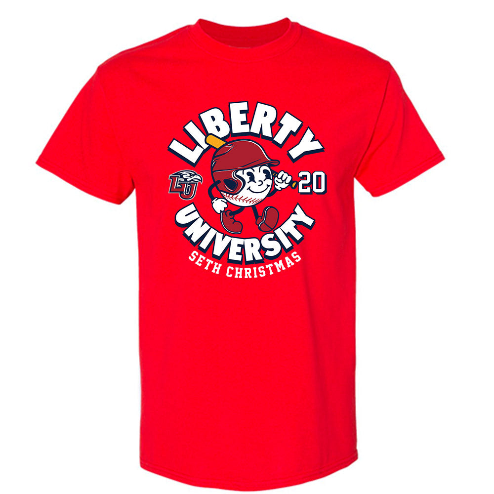 Liberty - NCAA Baseball : Seth Christmas - Fashion Shersey T-Shirt