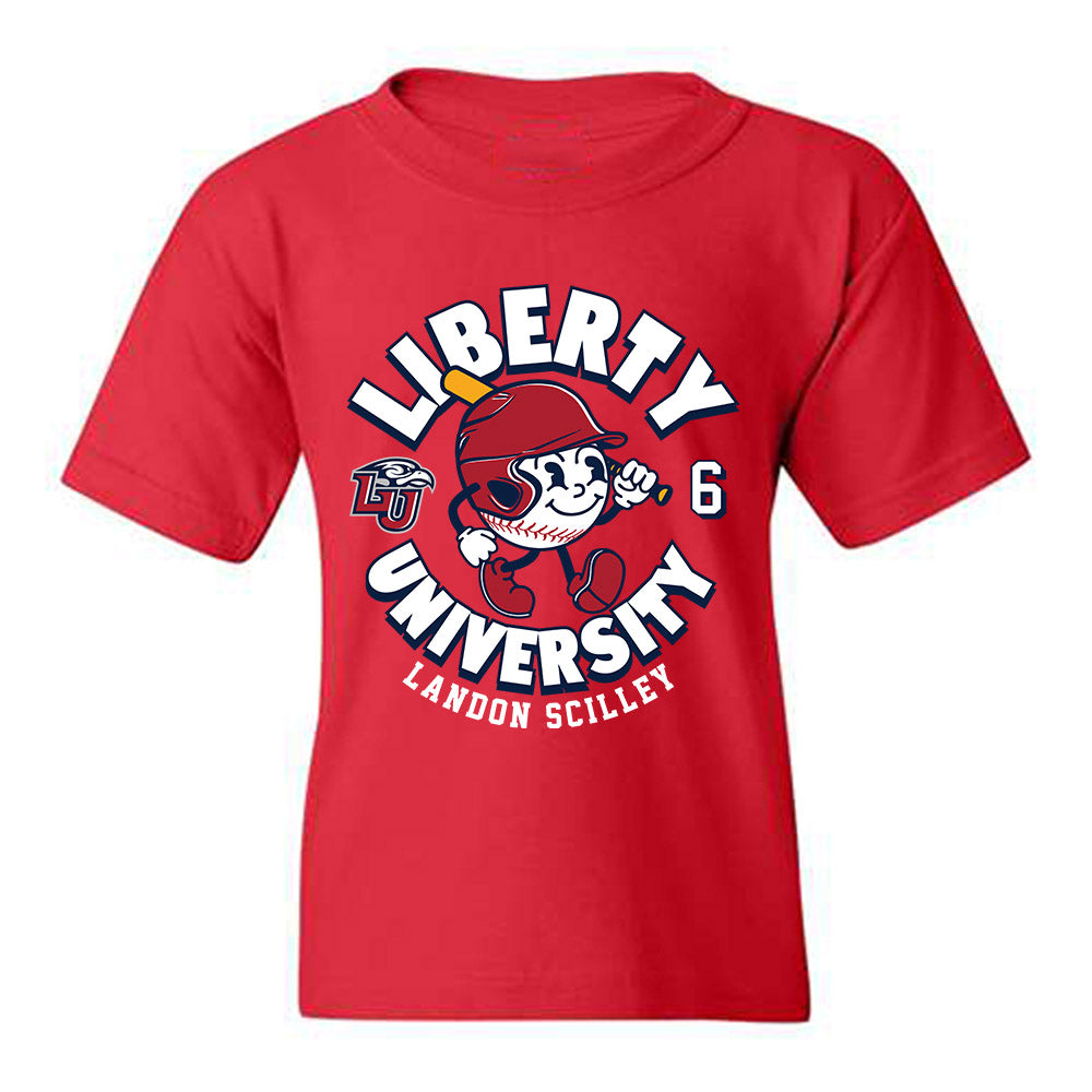 Liberty - NCAA Baseball : Landon Scilley - Fashion Shersey Youth T-Shirt-0