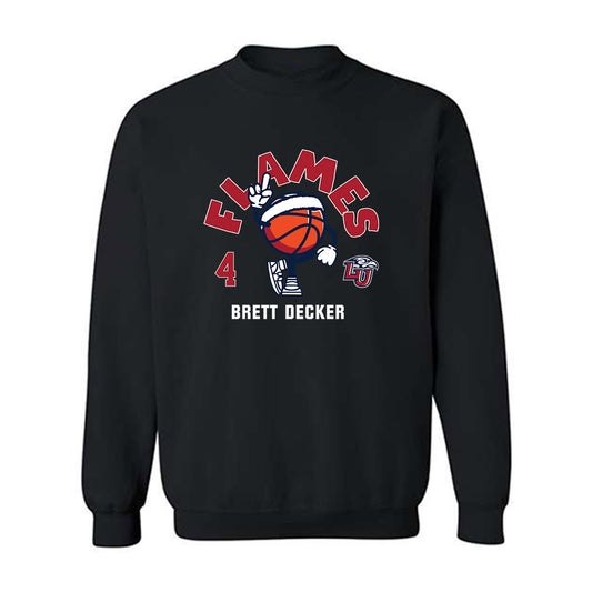 Liberty - NCAA Men's Basketball : Brett Decker - Fashion Shersey Crewneck Sweatshirt