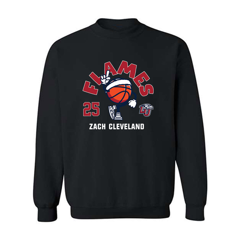 Liberty - NCAA Men's Basketball : Zach Cleveland - Fashion Shersey Crewneck Sweatshirt-0