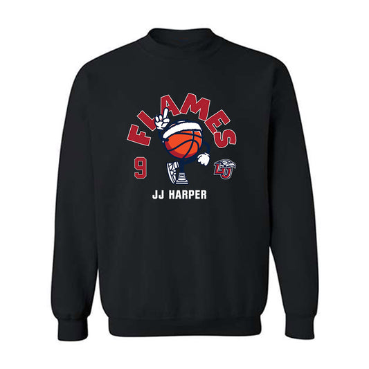 Liberty - NCAA Men's Basketball : JJ Harper - Fashion Shersey Crewneck Sweatshirt-0