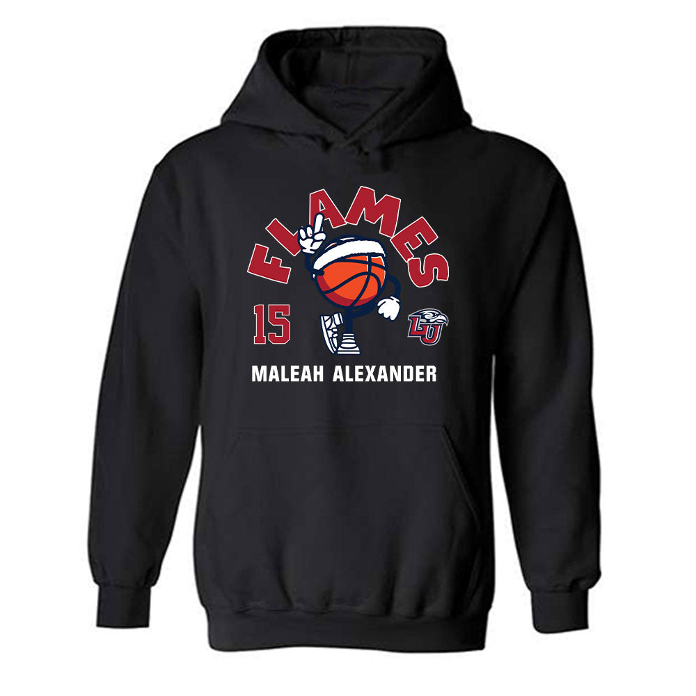 Liberty - NCAA Women's Basketball : Maleah Alexander - Fashion Shersey Hooded Sweatshirt