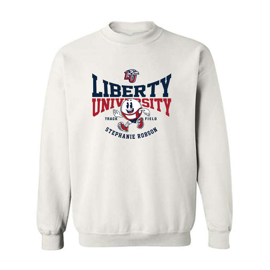 Liberty - NCAA Women's Track & Field : Stephanie Robson - Fashion Shersey Crewneck Sweatshirt