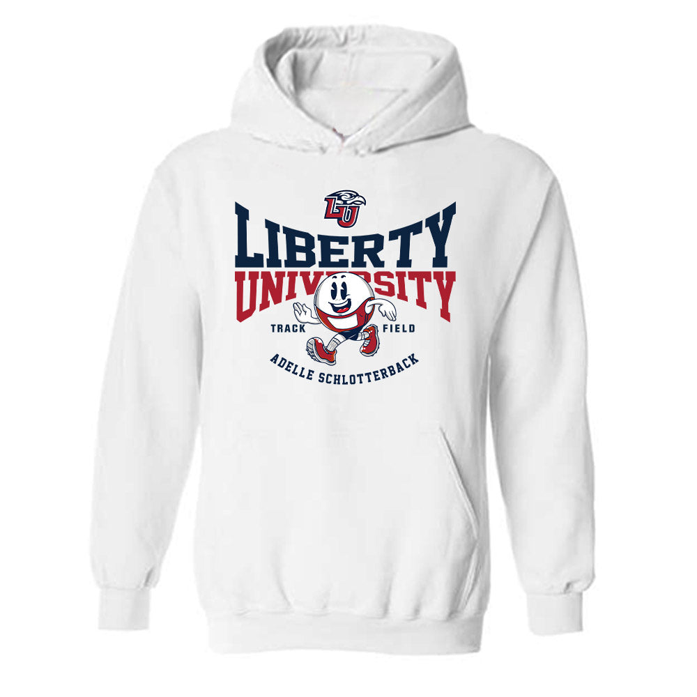 Liberty - NCAA Women's Track & Field : Adelle Schlotterback - Fashion Shersey Hooded Sweatshirt-0