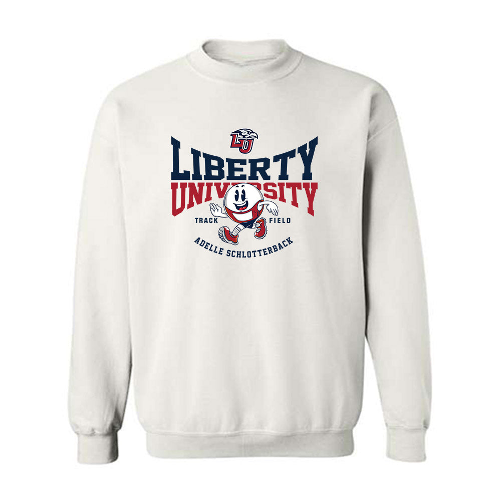 Liberty - NCAA Women's Track & Field : Adelle Schlotterback - Fashion Shersey Crewneck Sweatshirt-0