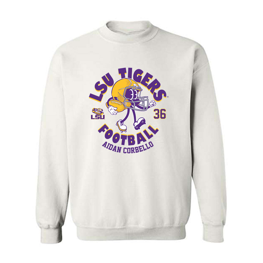 LSU - NCAA Football : Aidan Corbello - Fashion Shersey Crewneck Sweatshirt