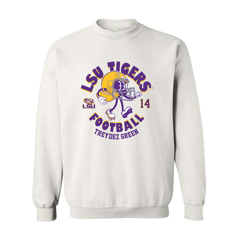 LSU - NCAA Football : Trey'Dez Green - Fashion Shersey Crewneck Sweatshirt