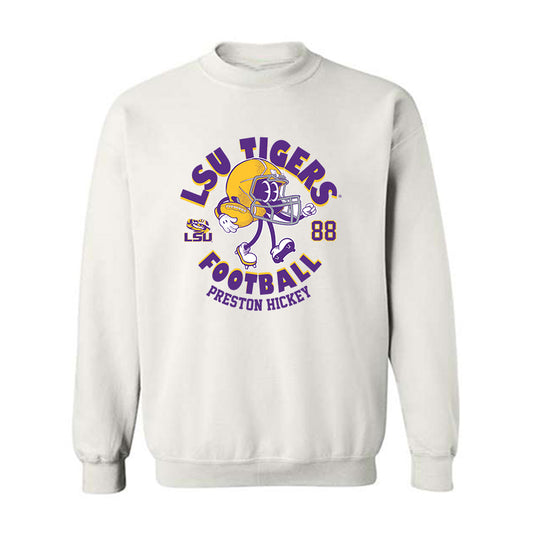 LSU - NCAA Football : Preston Hickey - Fashion Shersey Crewneck Sweatshirt