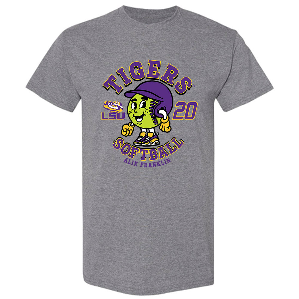 LSU - NCAA Softball : alix franklin - Fashion Shersey T-Shirt-0