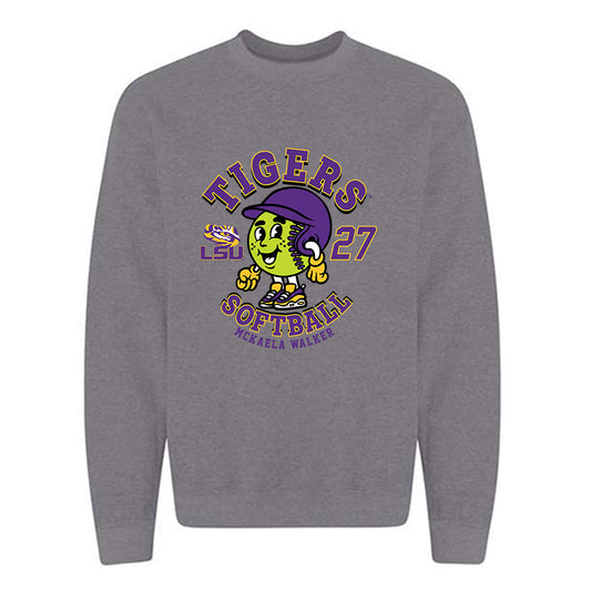 LSU - NCAA Softball : McKaela Walker - Fashion Shersey Crewneck Sweatshirt-0