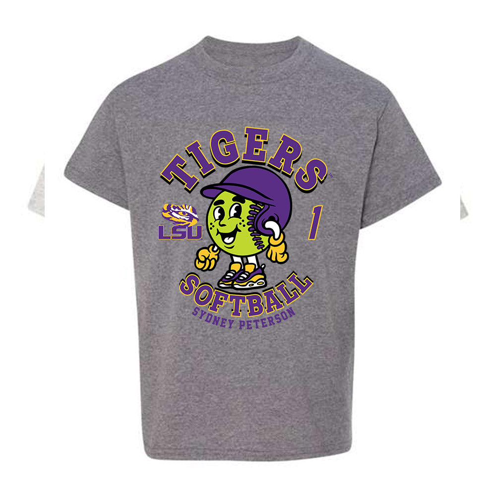 LSU - NCAA Softball : Sydney Peterson - Youth T-Shirt Fashion Shersey