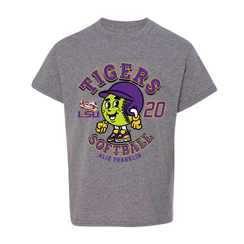 LSU - NCAA Softball : alix franklin - Fashion Shersey Youth T-Shirt-0