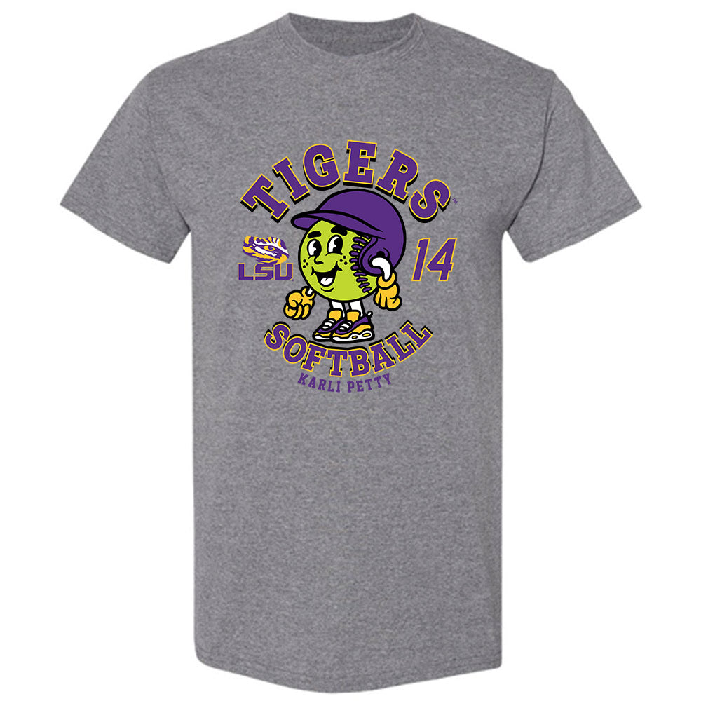 LSU - NCAA Softball : Karli Petty - T-Shirt Fashion Shersey