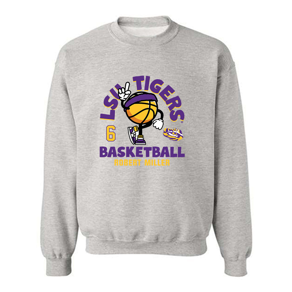 LSU - NCAA Men's Basketball : Robert Miller - Fashion Shersey Crewneck Sweatshirt