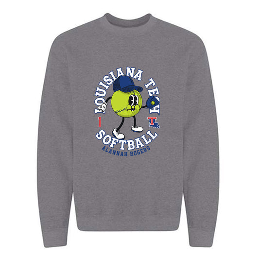 LA Tech - NCAA Softball : Alannah Rogers - Fashion Shersey Crewneck Sweatshirt-0