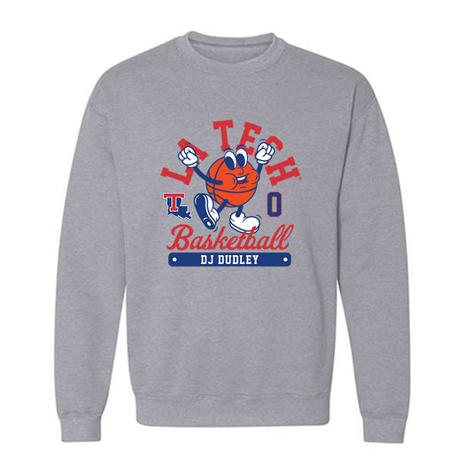 LA Tech - NCAA Men's Basketball : DJ Dudley - Fashion Shersey Crewneck Sweatshirt-0