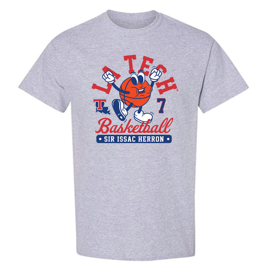 LA Tech - NCAA Men's Basketball : Sir issac Herron - Fashion Shersey T-Shirt-0