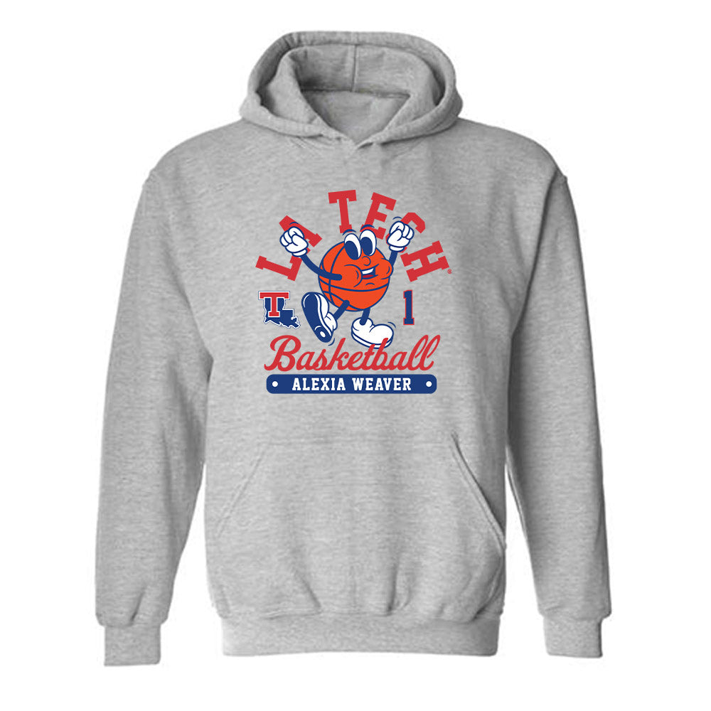 LA Tech - NCAA Women's Basketball : Alexia Weaver - Fashion Shersey Hooded Sweatshirt-0