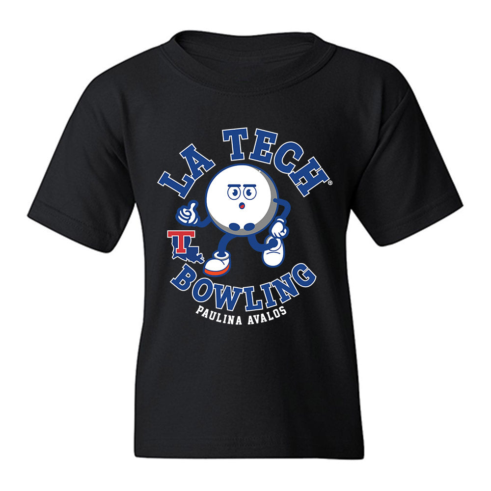 LA Tech - NCAA Women's Bowling : Paulina Avalos - Fashion Shersey Youth T-Shirt-0