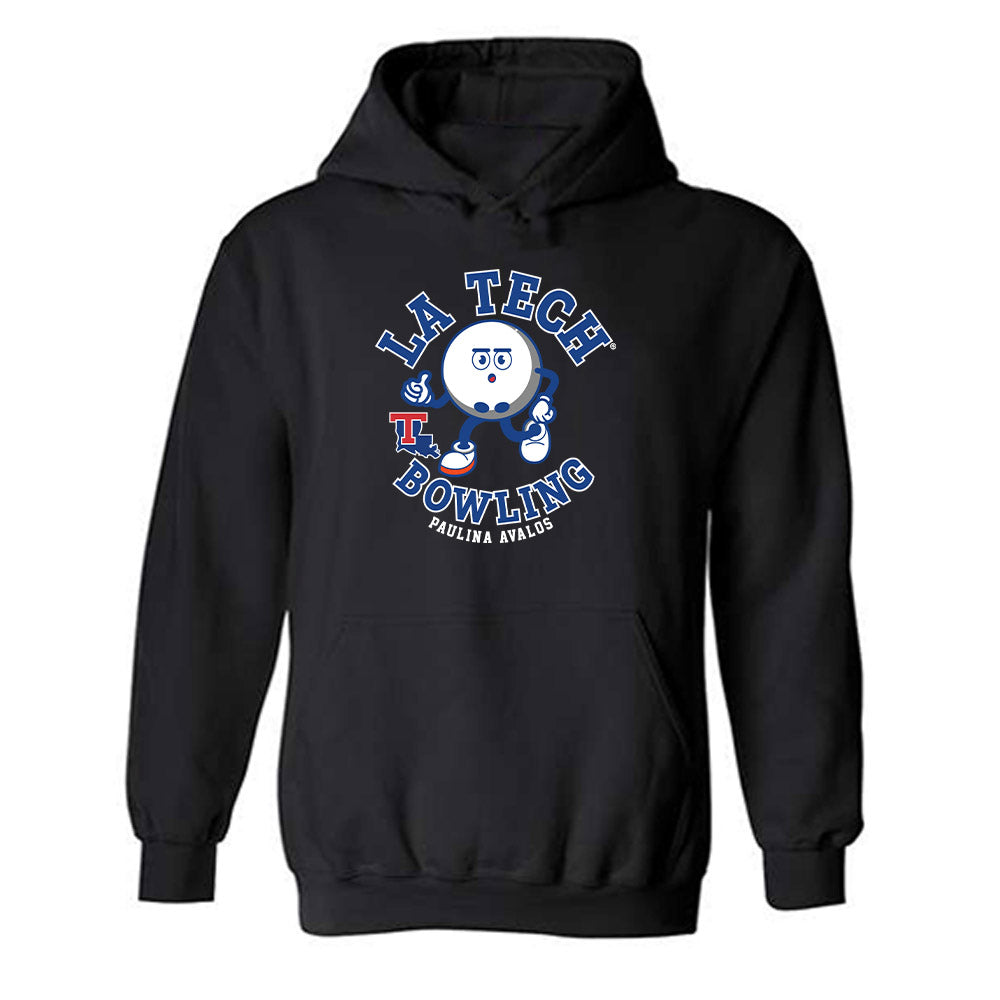 LA Tech - NCAA Women's Bowling : Paulina Avalos - Fashion Shersey Hooded Sweatshirt-0