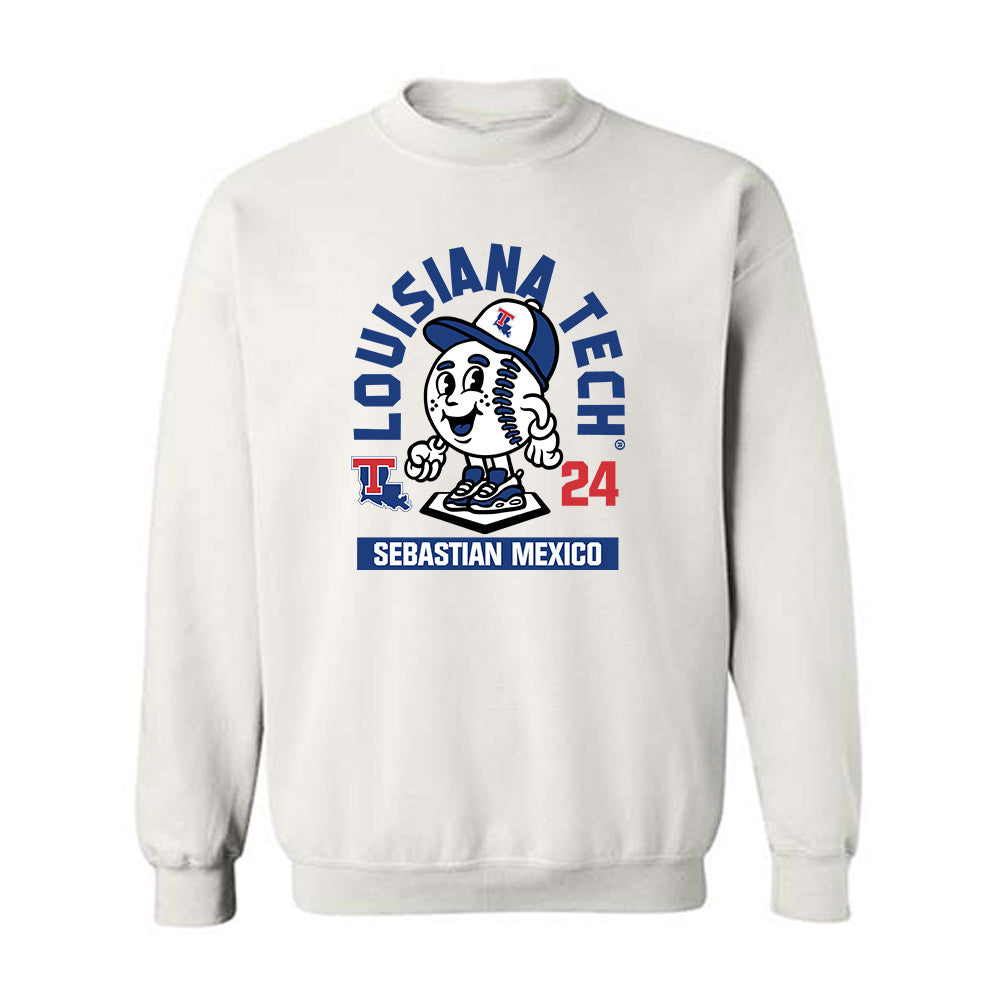 LA Tech - NCAA Baseball : Sebastian Mexico - Fashion Shersey Crewneck Sweatshirt-0