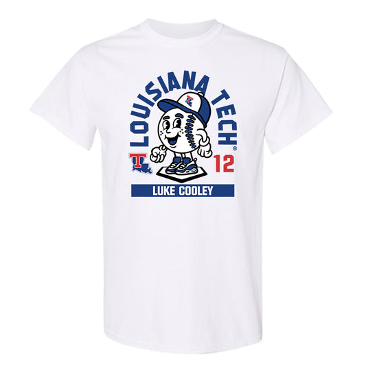 LA Tech - NCAA Baseball : Luke Cooley - Fashion Shersey T-Shirt-0