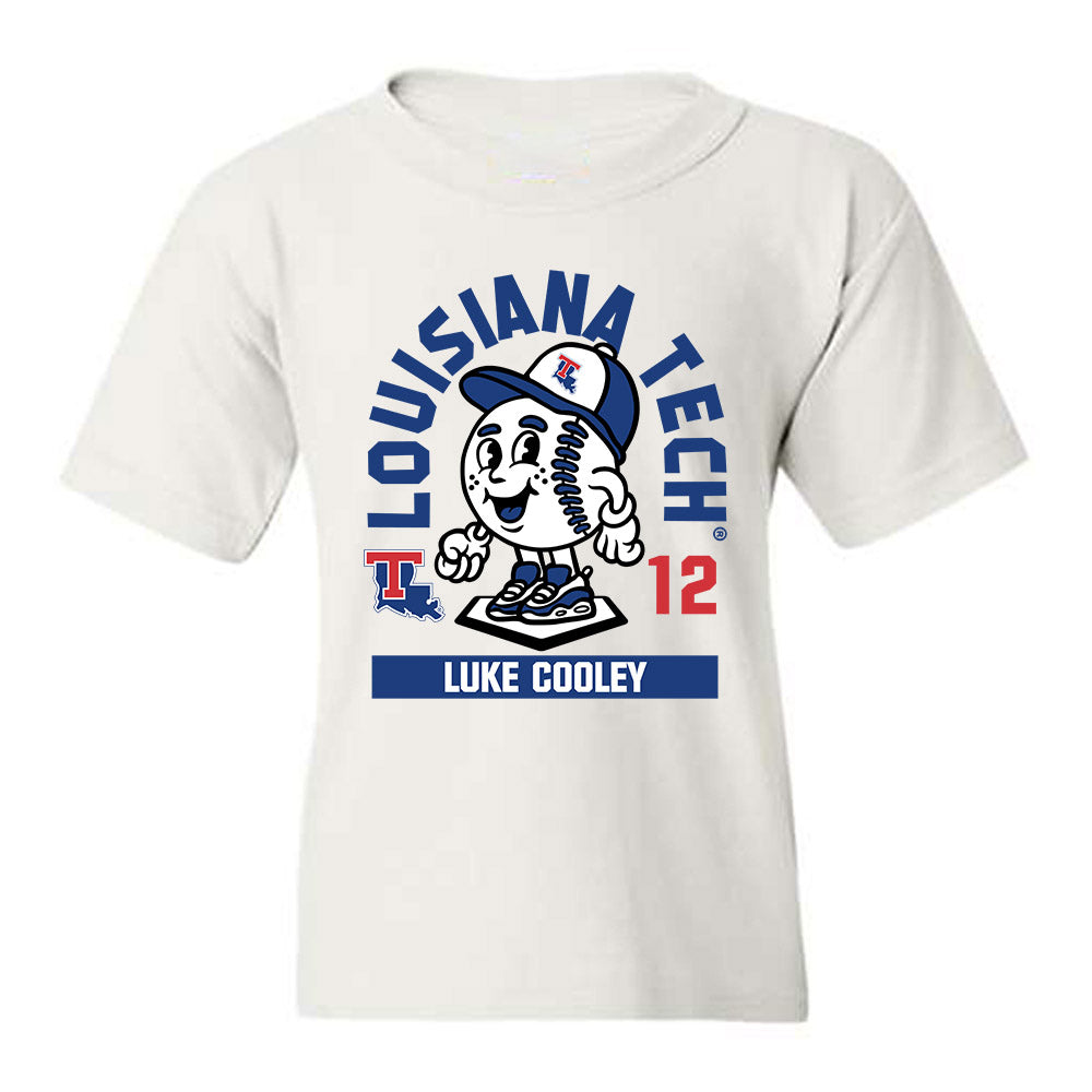 LA Tech - NCAA Baseball : Luke Cooley - Fashion Shersey Youth T-Shirt-0