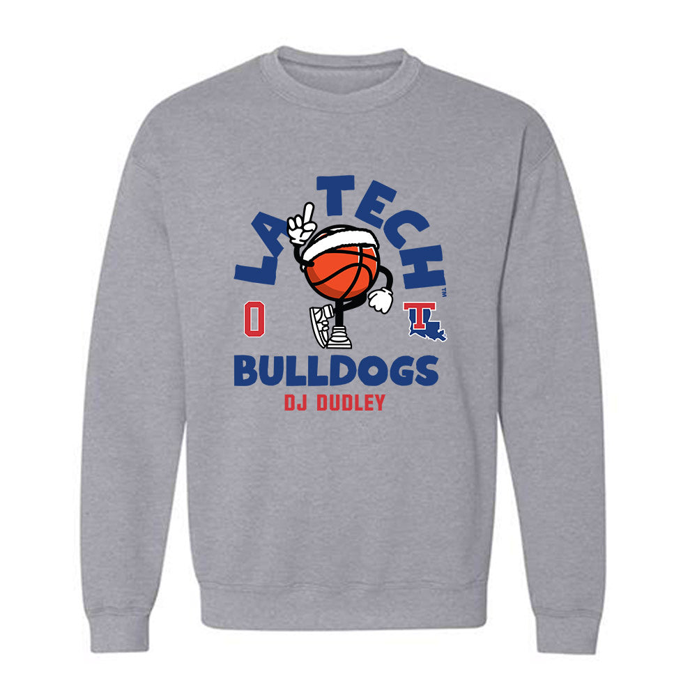 LA Tech - NCAA Men's Basketball : DJ Dudley - Fashion Shersey Crewneck Sweatshirt-0