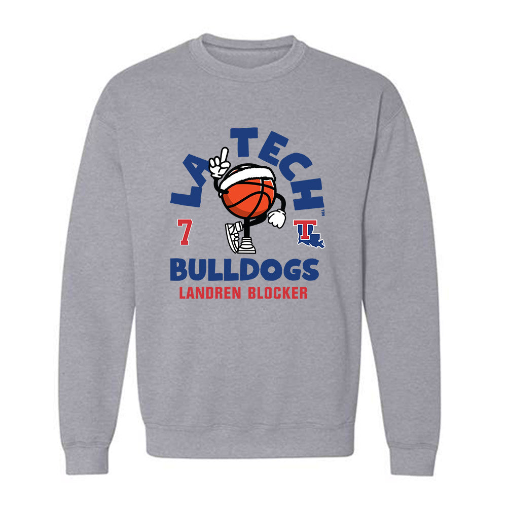 LA Tech - NCAA Men's Basketball : Landren Blocker - Fashion Shersey Crewneck Sweatshirt