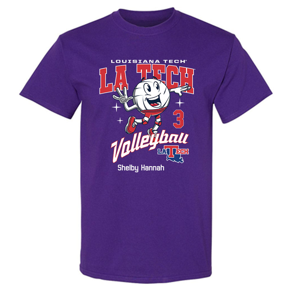LA Tech - NCAA Women's Volleyball : Shelby Hannah - Fashion Shersey T-Shirt-0
