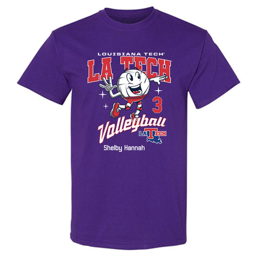 LA Tech - NCAA Women's Volleyball : Shelby Hannah - Fashion Shersey T-Shirt-0