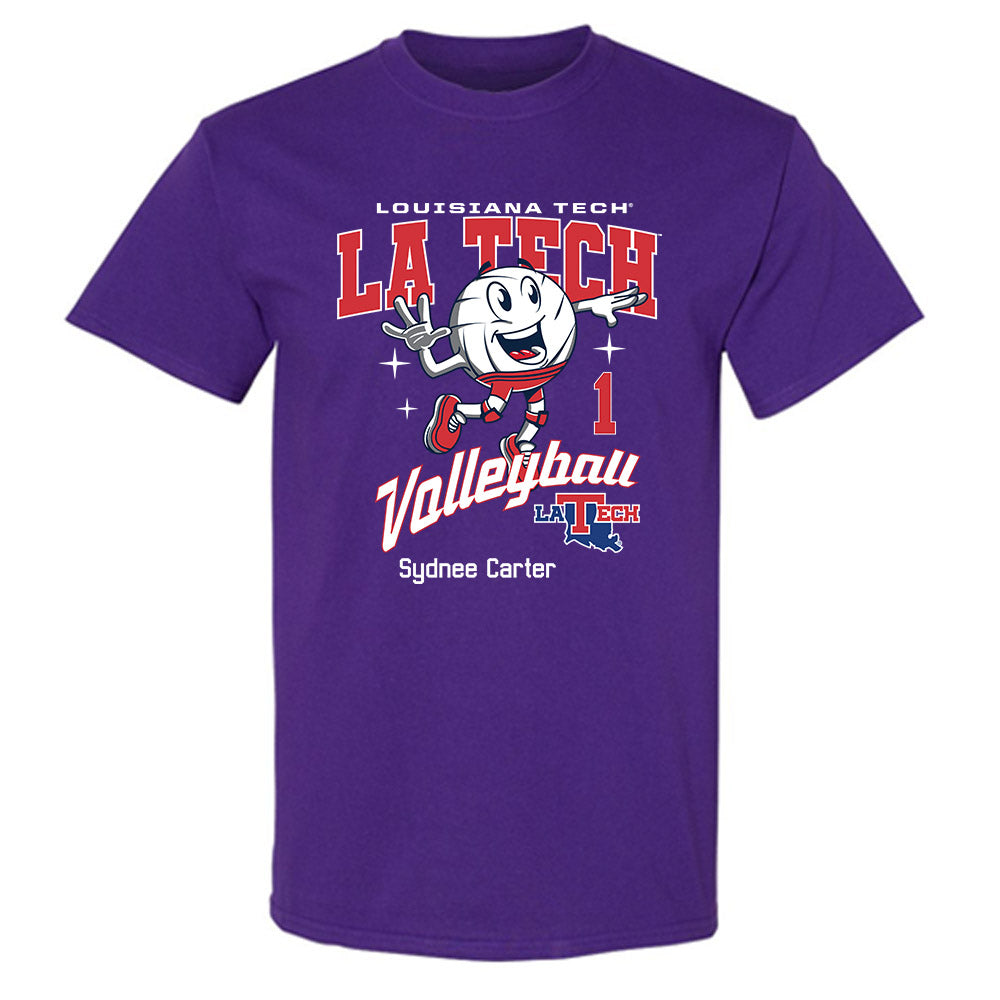 LA Tech - NCAA Women's Volleyball : Sydnee Carter - Fashion Shersey T-Shirt-0