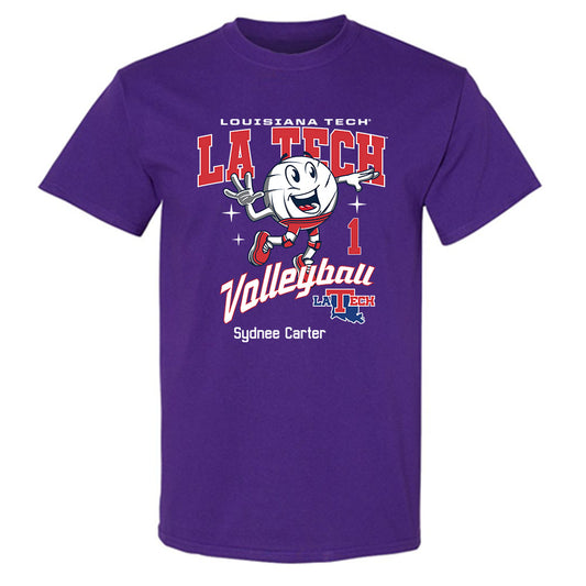 LA Tech - NCAA Women's Volleyball : Sydnee Carter - Fashion Shersey T-Shirt-0