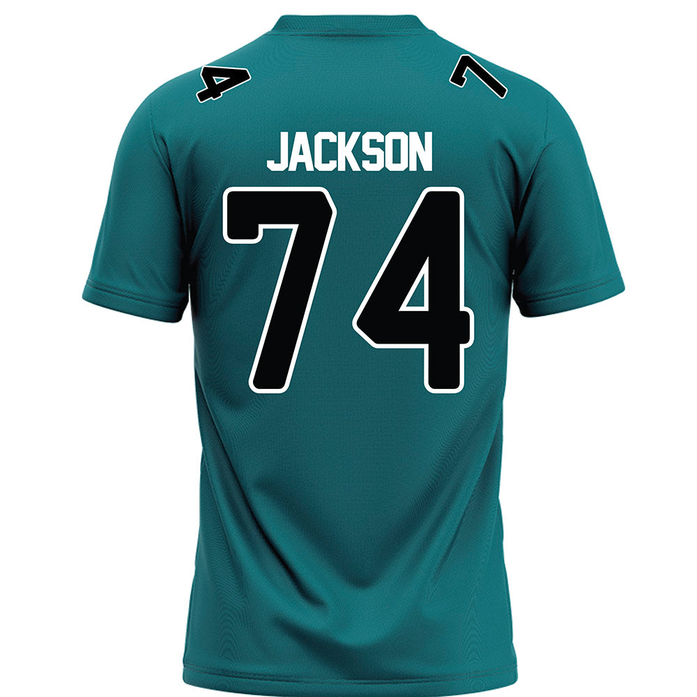Coastal Carolina - NCAA Football : Desmond Jackson - Teal Football Jersey-1