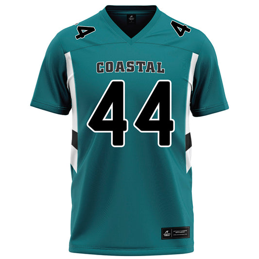 Coastal Carolina - NCAA Football : Malaki Te'o - Teal Football Jersey-0