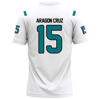 Coastal Carolina - NCAA Football : Elijah Aragon Cruz - White Football Jersey-1