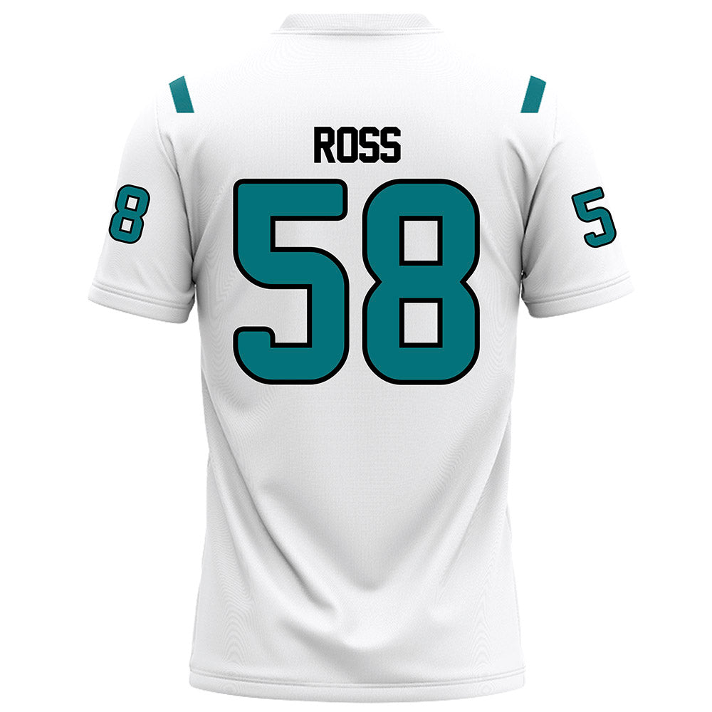 Coastal Carolina - NCAA Football : Sam Ross - White Football Jersey-1