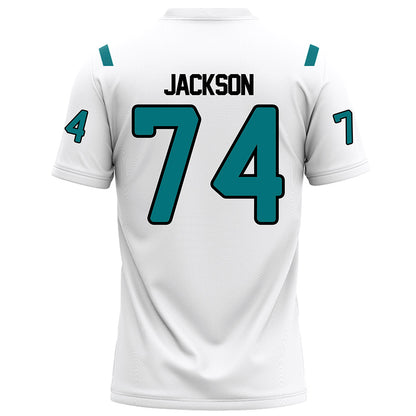 Coastal Carolina - NCAA Football : Desmond Jackson - White Football Jersey-1