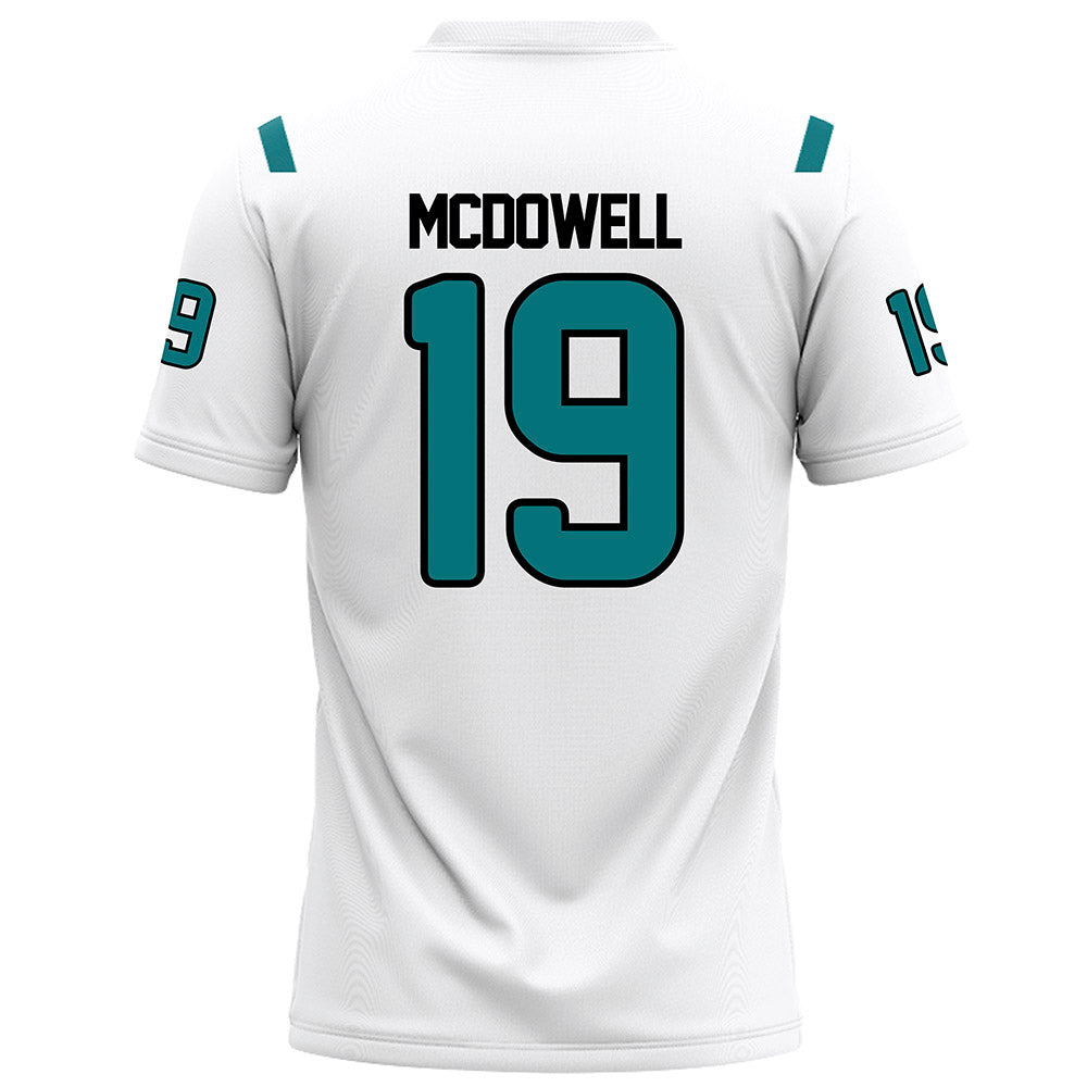 Coastal Carolina - NCAA Football : Se'Von McDowell - White Football Jersey-1